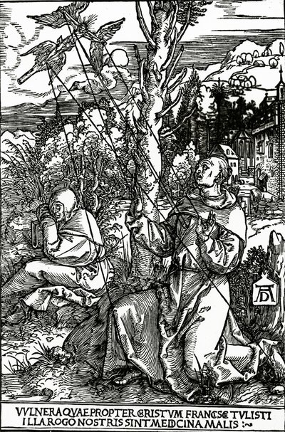 Saint François recevant les stigmates, c.1503-4 - Albrecht Dürer